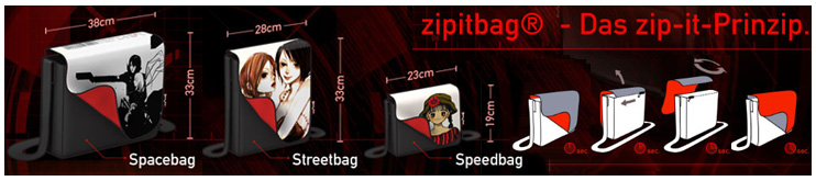 Qualit&auml;tsprodukte von ZipitBag